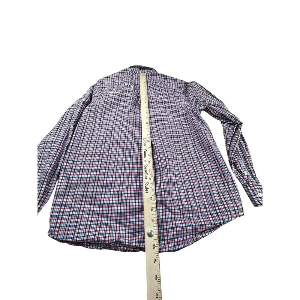 Ralph Lauren Boys Plaid Button Down Shirt Long Sleeve Polo Pony Lot Of 3 XL